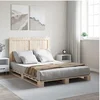 Image de Cadre de lit avec tête de lit 140x200 cm bois de pin massif, lit, meuble de chambre à coucher, lit en bois, lit 3281534