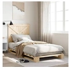 Image de Cadre de lit avec tête de lit 90x200 cm bois de pin massif, lit, meuble de chambre à coucher, lit en bois, lit 3281568
