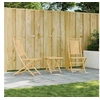 Image de Chaises pliables de jardin lot de 2 46x66x99 cm bambou, chaise pliable, meuble d'extérieur, chaise à manger, meuble 368037