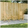 Image de Chaises pliables de jardin lot de 2 53x66x99 cm bambou, chaise pliable, meuble d'extérieur, chaise à manger, meuble 368038