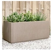 Image de Jardinière marron clair 80x36x35 cm PP
