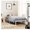 Image de Bedframe met hoofdbord metaal wit 90x200 cm376170