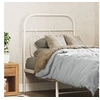 Image de Hoofdbord 75 cm metaal wit377192