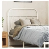 Image de Tête de lit métal blanc 90 cm 377194