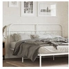 Image de Hoofdbord 160 cm metaal wit377201