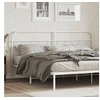 Image de Hoofdbord 200 cm metaal wit377204