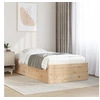 Image de Cadre de lit sans matelas 90x190 cm bois de pin massif 846843