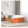 Image de Cadre de lit sans matelas cire marron 90x190 cm bois pin massif 846845