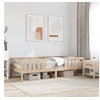 Image de Cadre de lit 90x200 cm bois de pin massif, meuble de chambre à coucher, sommier, lit en bois, lit, lit simple, cadre 846973