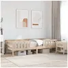 Image de Cadre de lit sans matelas 90x190 cm bois de pin massif