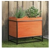 Image de Jardinière cire marron 60x40x50 cm bois de pin massif 847025