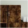 Image de Armoire murale chêne fumé 30x42,5x40 cm bois d'ingénierie 846093