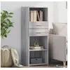 Image de Buffet haut sonoma gris 45x42,5x124 cm bois d ingénierie