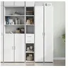 Image de Buffet haut blanc 30x42,5x185 cm bois d'ingénierie 846236