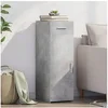 Image de Buffet gris béton 30x42,5x93 cm bois d'ingénierie 846274