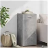 Image de Buffet gris béton 45x42,5x93 cm bois d'ingénierie, armoire, armoire latérale, armoire de rangement, armoire, placard, 846288