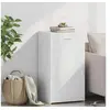 Image de Buffet blanc 50x42,5x93 cm bois d'ingénierie, armoire, armoire latérale, armoire de rangement, armoire, placard, 846292