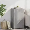 Image de Buffet gris béton 50x42,5x93 cm bois d'ingénierie, armoire, armoire latérale, armoire de rangement, armoire, placard, 846295