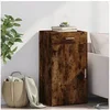 Image de Buffet chêne fumé 50x42,5x93 cm bois d'ingénierie, armoire, armoire latérale, armoire de rangement, armoire, placard, 846296