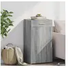 Image de Buffet sonoma gris 50x42,5x93 cm bois d'ingénierie, armoire, armoire latérale, armoire de rangement, armoire, 846297