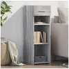 Image de Buffet sonoma gris 30x42,5x93 cm bois d ingénierie