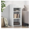 Image de Buffet blanc 40x42,5x93 cm bois d'ingénierie, armoire, armoire latérale, armoire de rangement, armoire, placard, 846313