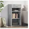 Image de Buffet gris béton 45x42,5x93 cm bois d'ingénierie, armoire, armoire latérale, armoire de rangement, armoire, placard, 846323