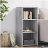 Image de Buffet sonoma gris 40x41x93 cm bois d'ingénierie 846353