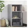Image de Buffet sonoma gris 50x41x93 cm bois d ingénierie