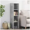 Image de Buffet gris béton 30x41x124 cm bois d'ingénierie 846379
