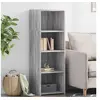 Image de Buffet haut sonoma gris 40x41x124 cm bois d ingénierie