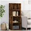 Image de Buffet haut chêne fumé 45x41x124 cm bois d ingénierie