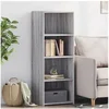 Image de Buffet haut sonoma gris 45x41x124 cm bois d ingénierie