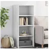Image de Buffet haut blanc 50x41x124 cm bois d'ingénierie, buffet, placard, armoire latérale, armoire, armoire de rangement, 846397