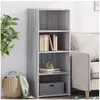 Image de Buffet haut sonoma gris 50x41x124 cm bois d ingénierie