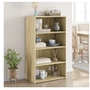 Image de Buffet haut chêne sonoma 70x41x124 cm bois d'ingénierie, buffet, placard, armoire latérale, armoire, armoire de 846406