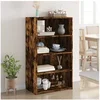 Image de Buffet haut chêne fumé 70x41x124 cm bois d ingénierie