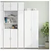 Image de Armoire de rangement mince blanc 30x42,5x225 cm, armoire de rangement de salle de bain, unité de rangement de salle 3281259