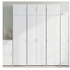 Image de Armoire de rangement blanc 70x42,5x225 cm bois d'ingénierie, armoire de rangement de salle de bain, unité de 3281322