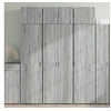 Image de Armoire de rangement sonoma gris 70x42,5x225 cm, armoire de rangement de salle de bain, unité de rangement de salle 3281327