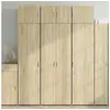 Image de Armoire de rangement chêne sonoma 70x42,5x225 cm, armoire de rangement de salle de bain, unité de rangement de salle 3281331
