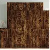 Image de Armoire de rangement chêne fumé 80x42,5x225cm bois d ingénierie