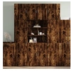 Image de Buffet haut chêne fumé 80x42,5x249 cm bois d ingénierie