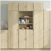 Image de Buffet haut chêne sonoma 70x42,5x185 cm bois d ingénierie