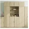 Image de Buffet haut chêne sonoma 80x42,5x185 cm bois d'ingénierie, buffet, armoire de rangement, panneau latéral, armoire, 3281380
