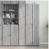 Image de Buffet haut sonoma gris 30x42,5x185 cm bois d'ingénierie, buffet, armoire de rangement, panneau latéral, armoire, 3281397