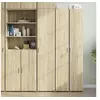 Image de Buffet haut chêne sonoma 40x42,5x185 cm bois d'ingénierie, buffet, armoire de rangement, panneau latéral, armoire, 3281401