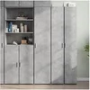 Image de Buffet haut gris béton 40x42,5x185 cm bois d'ingénierie, buffet, armoire de rangement, panneau latéral, armoire, 3281402