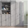 Image de Buffet haut sonoma gris 40x42,5x185 cm bois d'ingénierie, buffet, armoire de rangement, panneau latéral, armoire, 3281404