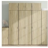 Image de Buffet haut chêne sonoma 70x42,5x185 cm bois d'ingénierie, buffet, armoire de rangement, panneau latéral, armoire, 3281422